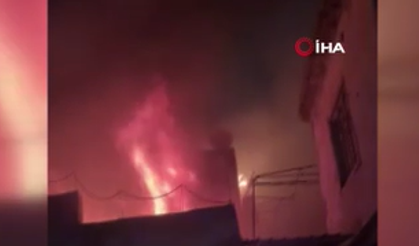 Metruk İkamette Yangın Paniği