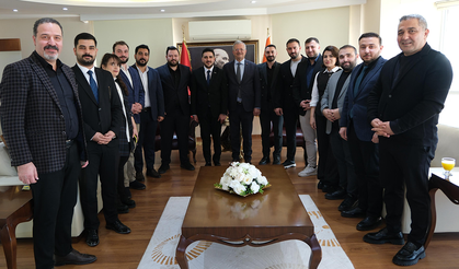 Genç ASKON Heyeti Mersin Organize Sanayi Bölgesi  Yönetimi ile Görüştü