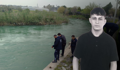Mersin'de Berdan Çayı'na atlayan genç, suda kayboldu