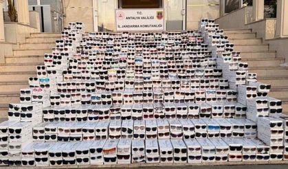20 bin adet kaçak gözlük ele geçirildi