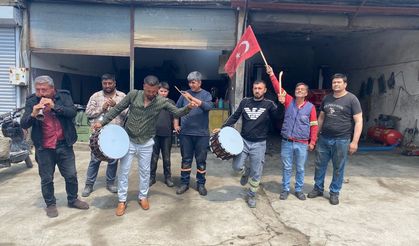 1 Mayıs’ı davul zurnayla kutladılar