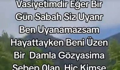 Kalp krizi sonucu ölen adamdan veda gibi paylaşım