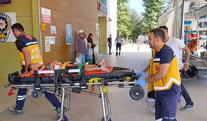 2’nci katın balkonundan düşen 4 yaşındaki Sıraç yaralandı