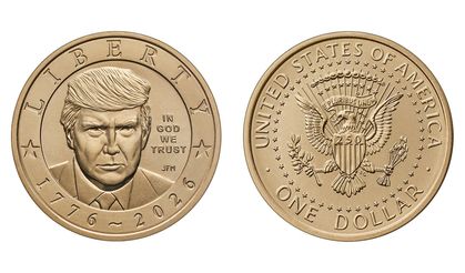 ABD'nin bağımsızlığının 250'nci yılına özel üzerinde Trump'ın yer aldığı altın para basılacak