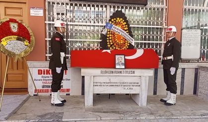 Harekatın yıl dönümünde hayatını kaybeden Kıbrıs gazisi, son yolculuğuna uğurlandı
