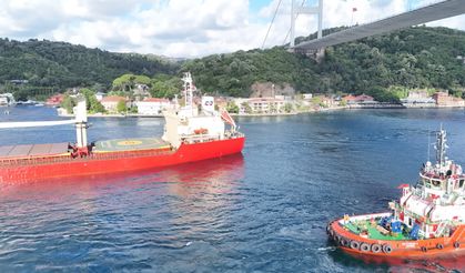 İstanbul Boğazı'nda gemi arızası: trafik çift yönlü askıya alındı