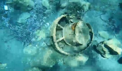 Muğla'da denizin dibindeki mayın imha edildi