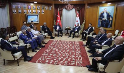 TBMM heyeti Üstel'le görüştü