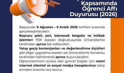 Üniversitelerde kayıt hakkını kaybedenlere yeniden öğrenim imkanı