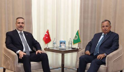 Bakan Fidan Nebil Fehmi ile bir görüştü