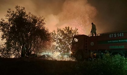Otluk alanda çıkan yangın büyüdü