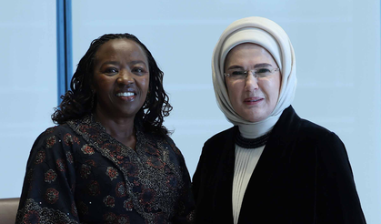 Emine Erdoğan ile Rachel Ruto, Türkevi'nde bir araya geldi