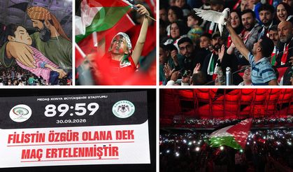 Cumhurbaşkanı’ndan Konyaspor-Filistin maçına ilişkin mesaj