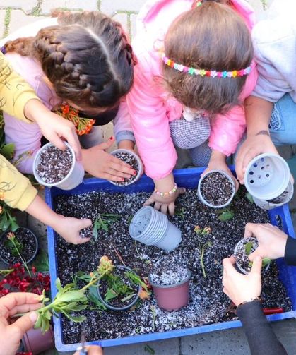 Uygulamalı Tarım Eğitimiyle öğrenciler toprakla buluştu