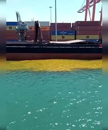 Mersin’de denizi kirleten gemiye 13,1 milyon TL ceza