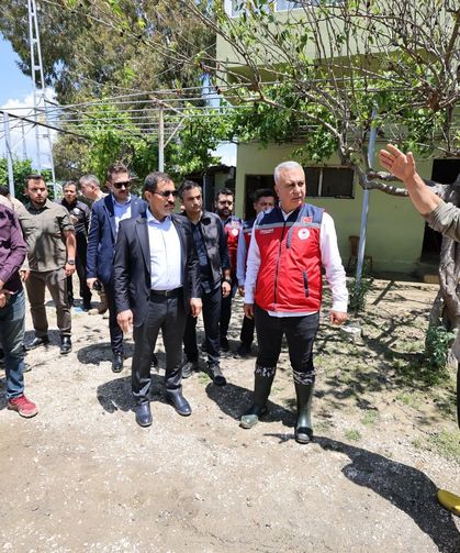 Su baskınlarından etkilenen bölgede inceleme çalışmaları