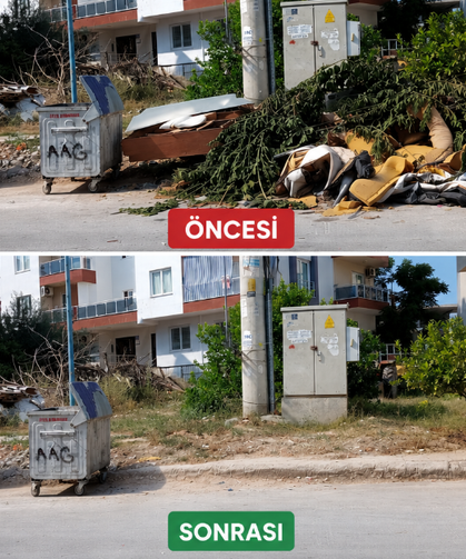 Çiftlikköy'deki soruna belediye ekiplerinden hızlı müdahale