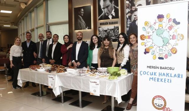 Mersin Barosu Çocuk Hakları Merkezi, çocuklar için kermes düzenledi
