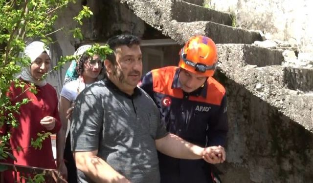 Orman yangını afetine karşı saniyelerle yarıştılar