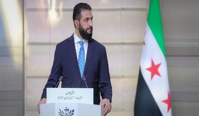 Ahmed Şara: "Suriye'ye uygulanan yaptırımların devam etmesi için hiçbir gerekçe yok"