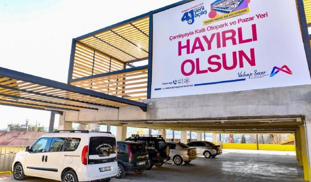 Çamlıyayla Katlı Otoparkı'na ilçe halkından tam not