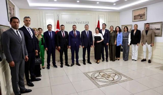 TÜMGİŞ heyeti Mersin'e ziyaret gerçekleştirdi