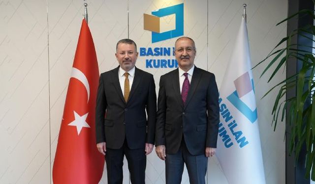 Karabük Üniversitesi Rektörü Kırışık, Basın İlan Kurumunu ziyaret etti