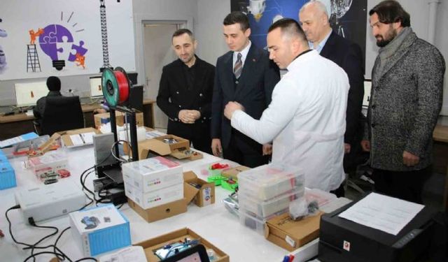 Çilimli robotik kodlama sınıfı açıldı