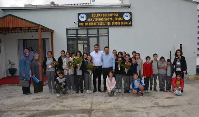 Gülnar Belediyesi Bakım Evini ziyaret etti