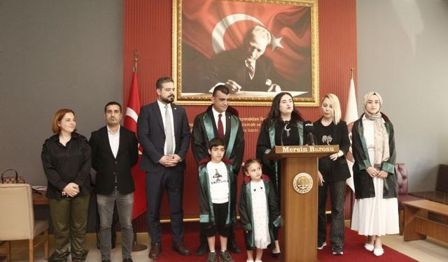 Mersin Barosundan 23 Nisan Ulusal Egemenlik ve Çocuk Bayramı mesajı