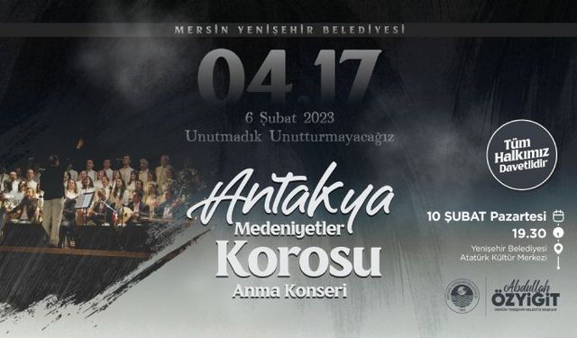 Yenişehir Belediyesi'nden anlamlı konser