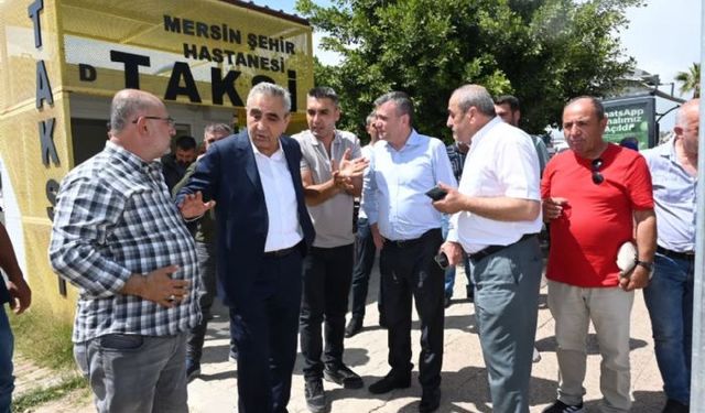 Mersinde ulaşım esnafı ortak akılla buluştu