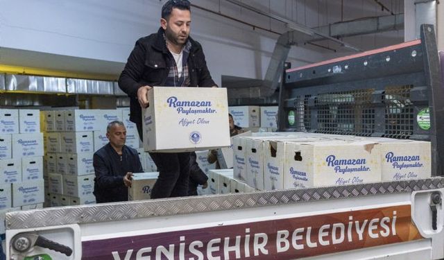 Yenişehir'den Ramazan'da ihtiyaç sahiplerine destek