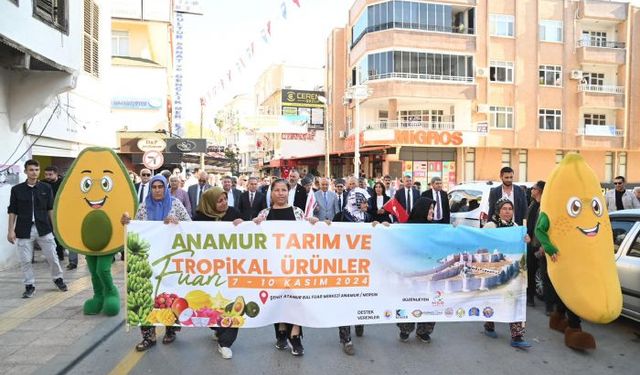 Anamur'un zenginlikleri tarım fuarında sergileniyor 