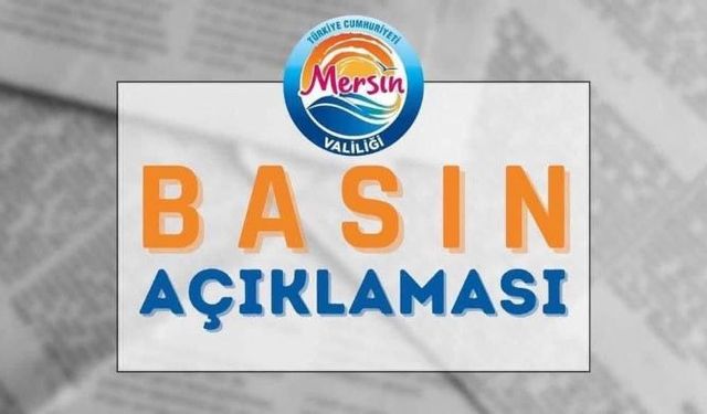 Bozyazıda gerçekleşen bıçaklanma olayına ilişkin açıklama