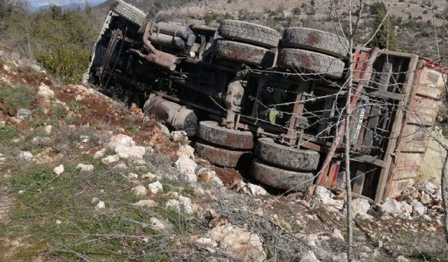 Çamlıyayla'da kaza: 1 kişi yaralandı