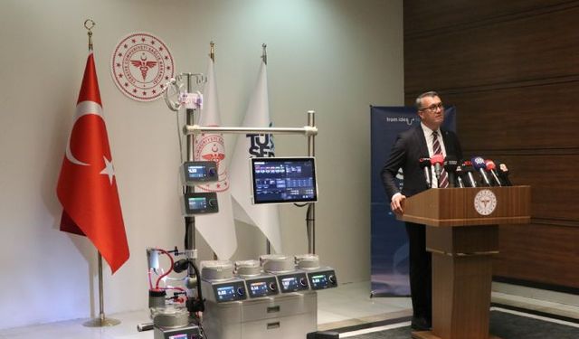 TÜSEB ve ASELSAN iş birliği ile geliştirilen yerli ve milli kalp-akciğer makinesi tanıtıldı
