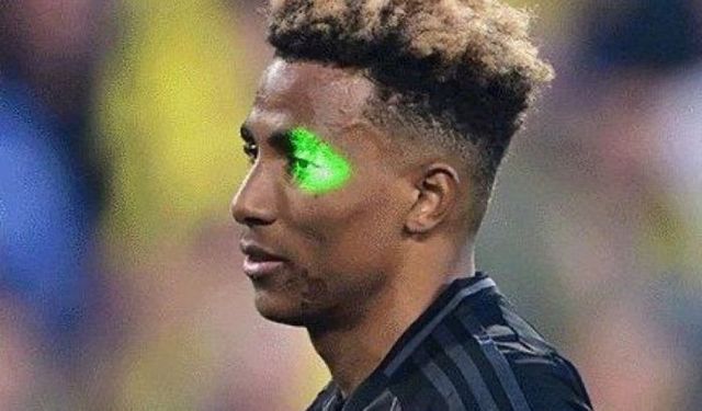Gedson Fernandes'e lazer tutan taraftar gözaltına alındı