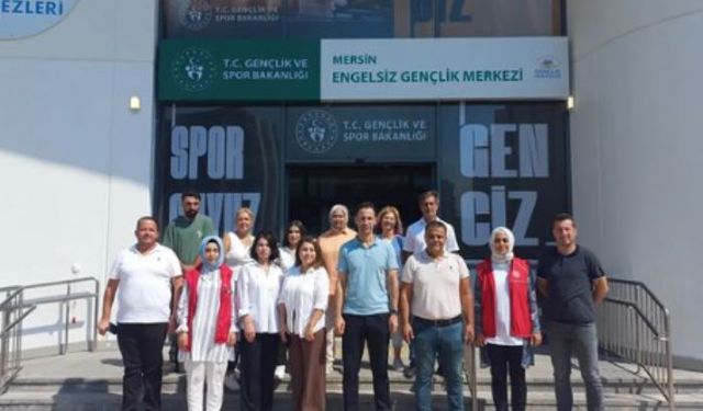 Göksun Öz, Mezitli Tesislerini ziyaret etti, gençlerle buluştu