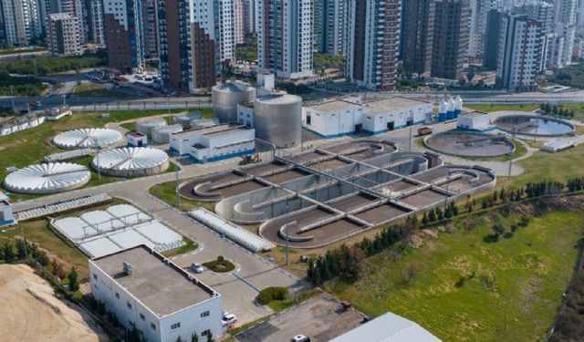 Mezitli Atıksu Arıtma Tesisi'ndeki çalışmalar devam ediyor