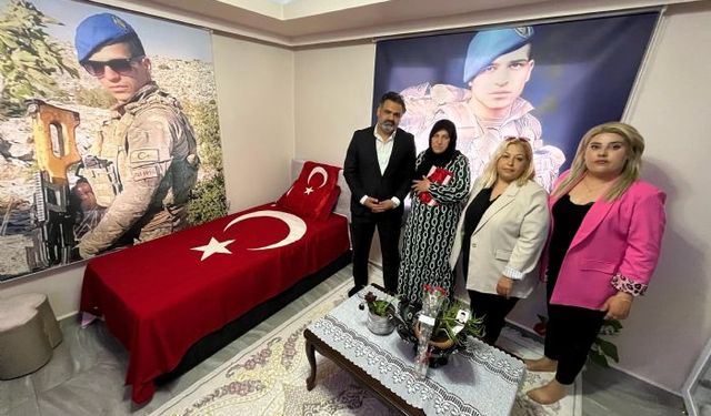 Hatay'da şehit anneleri ziyaret edildi