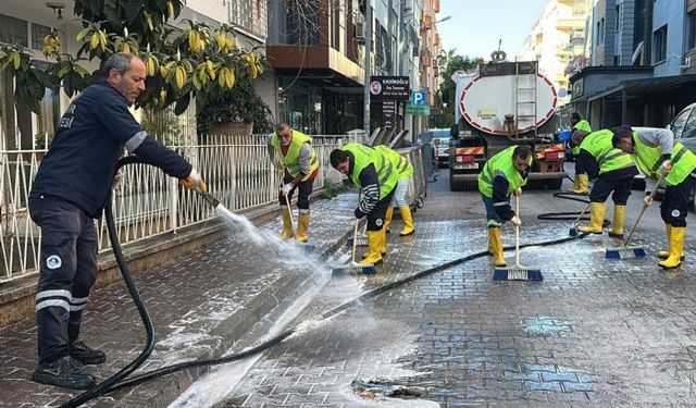 Yenişehir'de temizlik çalışmaları kesintisiz devam ediyor
