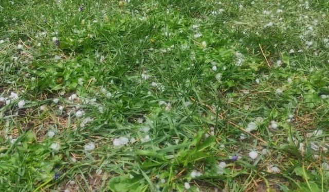 Karabük'te dolu yağışı hayatı olumsuz etkiledi