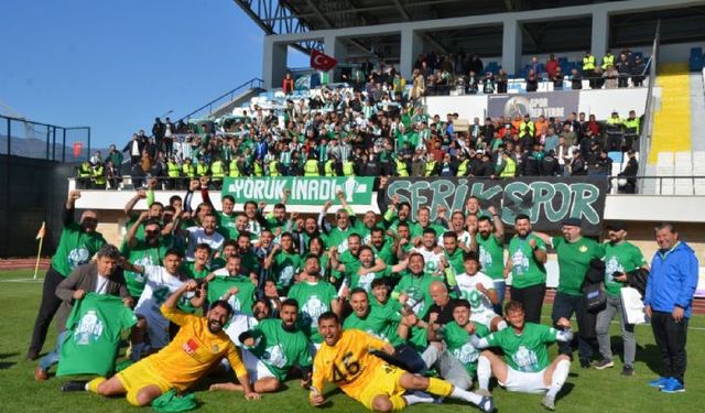 Antalya Belek Üniversitesi Serik Belediyespor Birinci Lige yükseldi