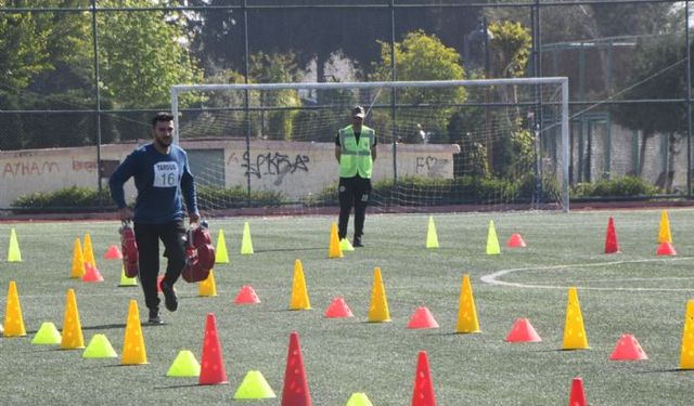 Mersin'de orman işçisi alımı için uygulamalı sınavlar başladı