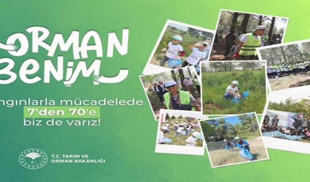 Orman benim kampanyası 9 Mayısta 81 ilde eş zamanlı düzenlenecek