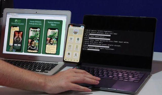 Tarımda yanlış ilaçlamanın önüne geçmeyi hedefleyen proje, TEKNOFEST'ten ödülle döndü