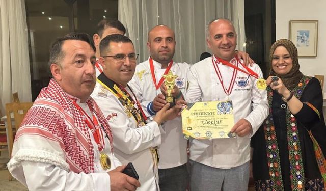 Türk aşçılar Tunus'ta birinci oldu