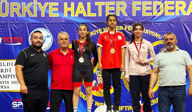Mersinli Halterciler Türkiye Şampiyonası’na Damga Vurdu
