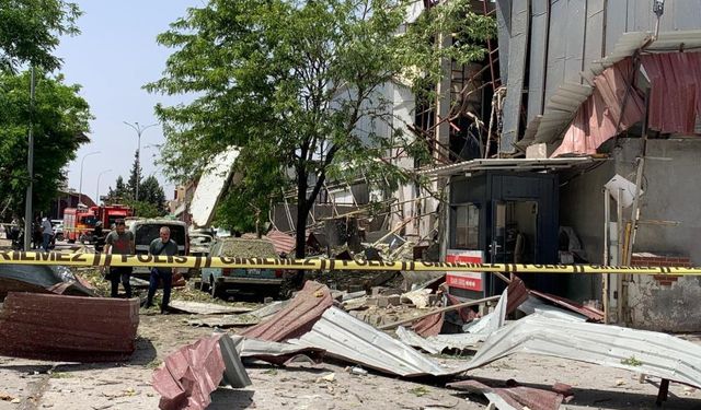 Gaziantep'te fabrikada patlama
